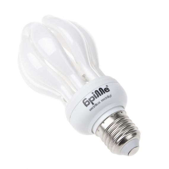 Лампа энергосберегающая E27 PL-4U 20W/864 9mm MINI LOTUS Brille 220V | Зображення 4
