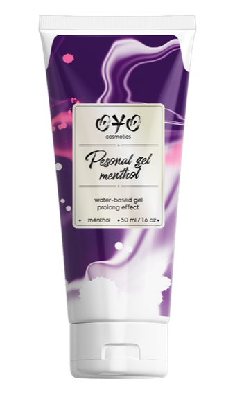 Вагинальный гель на водной основе с пролонгирующим эффектом OYO Personal Gel Menthol, 50 мл sexstyle | Зображення 1