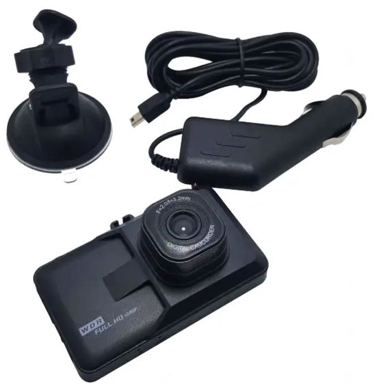 Автомобильный видеорегистратор T626 FULL HD 1080 Черный | Зображення 5