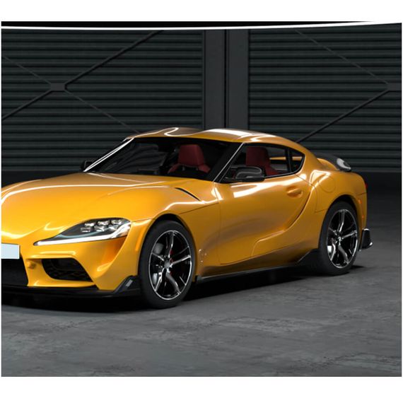 Боковые пороги (Карбон) для Toyota Supra 2019- гг | Зображення 3