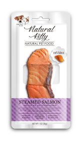 Ласощі для котів з лососем Natural Kitty Original Series Steamed Salmon, 30 гр