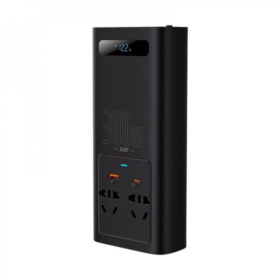Автомобільний Інвертор Baseus In-car Inverter 300W (220V CN/EU) | Зображення 2