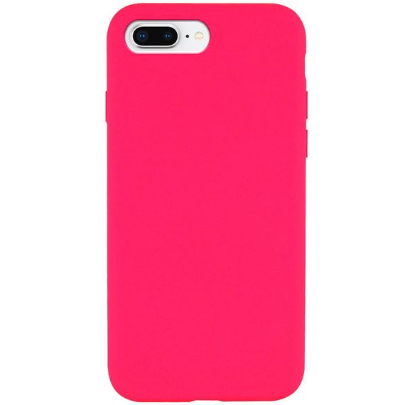 Чохол Silicone Case Full Protective (AA) NO LOGO для Apple iPhone 7 plus / 8 plus (5.5") Рожевий / Barbie pink