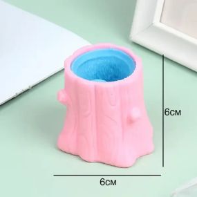 Іграшка антистрес Pop It Фуфлік - білка, що вистрибує, Рожева