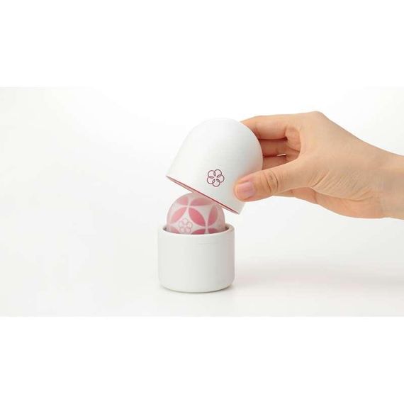 Вібратор для клітора Hana-Temari Iroha, силіконовий, білий, 7 х 6 см Sex Aura | Зображення 1