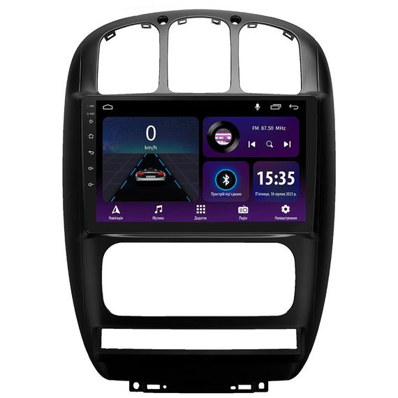 Штатна магнітола Sigma E10232 2+32 Gb Dodge Caravan 4 For Chrysler Voyager RG RS For Town & Country RS 2000-2007 (B) 10" (L