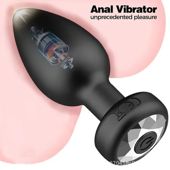 Анальна пробка з функцією вібрації та дистанційним керуванням “Remote Control Vibrating Butt Plug” Sex Aura | Зображення 3
