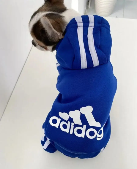 Костюм спортивний для собак Adidog синій M | Зображення 4