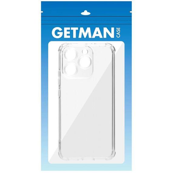 TPU чохол GETMAN Ease logo посилені кути Full Camera для Realme 15T Безбарвний (прозорий) | Зображення 2