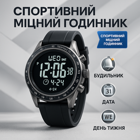 Годинник для військового і відпочинку SKMEI, Практичний спортивний чоловічий годинник XB-76