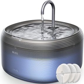 Поїлка для кішок FEELNEEDY, питний фонтанчик для котів, 3,2 л, дуже тихий, 2 режими подавання води, автоматичі