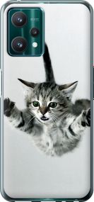 Чехол на Realme 9 Pro Летящий котёнок "2322u-2595-17620"