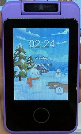 Інтерактивний дитячий смартфон 2.8 inch із сенсорним IPS-екраном • Іграшковий смартфон для дітей з камерою, іграми, музикою та розвивальними функціями | Зображення 2