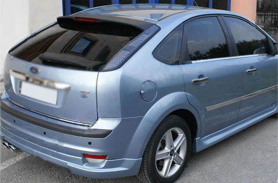 Кромка багажника (HB, нерж.) для Ford Focus II 2008-2011 гг | Зображення 1