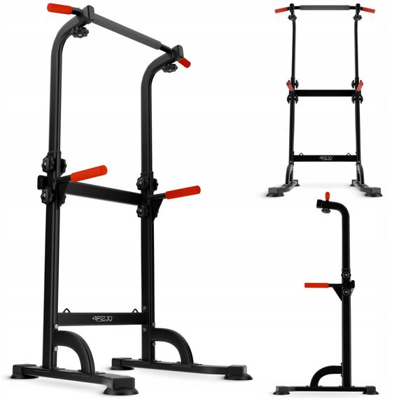 Багатофункціональна стійка для підтягувань 4FIZJO регульована Black (P-5905973402613) | Зображення 8