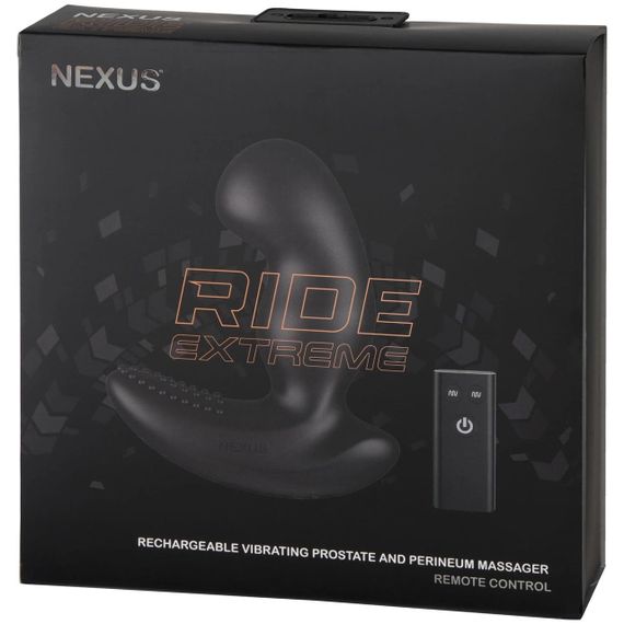 Масажер простати Nexus RIDE EXTREME Dual Motor Remote Control Prostate Vibrator - Black | Зображення 8
