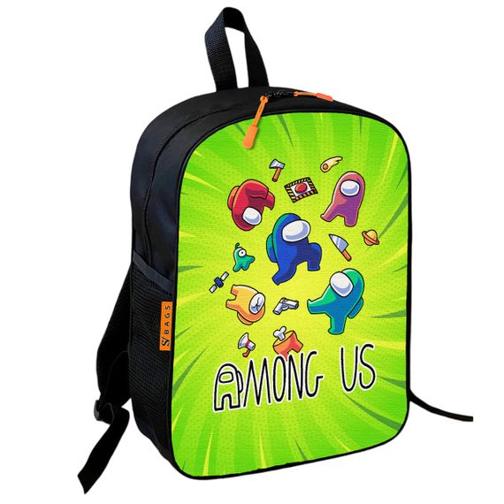 Рюкзак школьный детский 36х27см  Амонг Ас/Among Us с принтом для мальчика (00655)