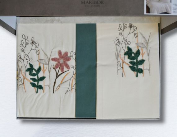 Постільна білизна Maribor Elegance Poplin 200 х 220 см Lara Krem | Зображення 3