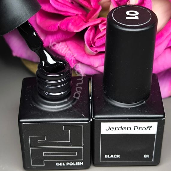 Гель-лак Jerden Proff №01 (черный) 5 мл | Зображення 1