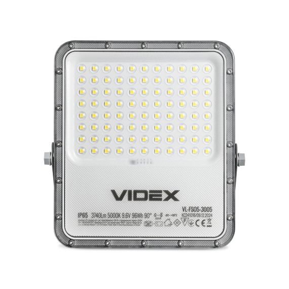Світлодіодний прожектор автономний VIDEX VL-FSO5-3005 3740Lm 5000K | Зображення 3