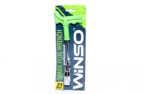 Ключ свічковий Winso 21мм проф. з підсил. ручкою 148800