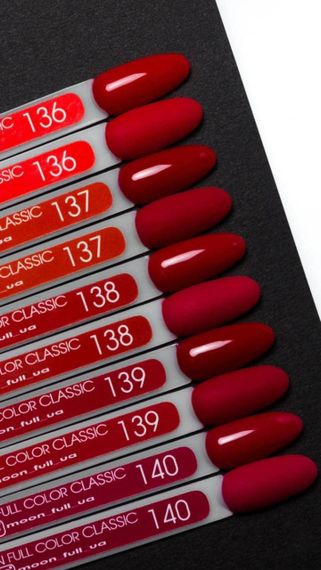 Гель-лак Moon Full №139 темно-червоний 8мл | Зображення 2