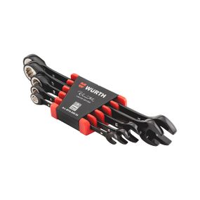 Набір комбінованих ключів з тріскачкою, 5 шт., RW Edition