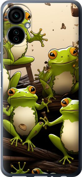 Чехол на Tecno Camon 19 Neo CH6i Жабки "5656u-2753-17620"