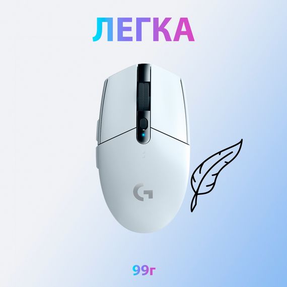 Мишка Logitech G305 Lightspeed White (910-005291) | Зображення 4