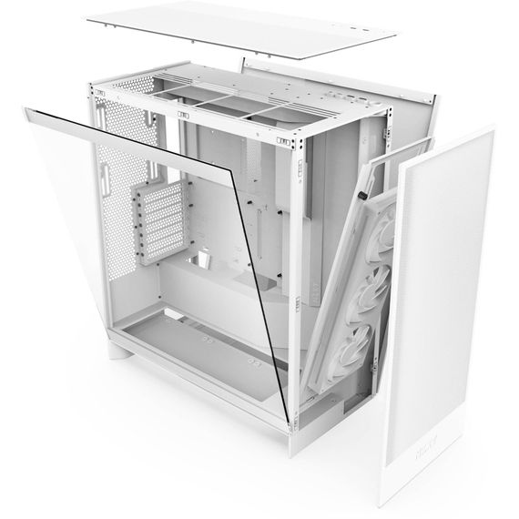 Корпус NZXT H7 Flow All White (CM-H72FW-01) | Зображення 9