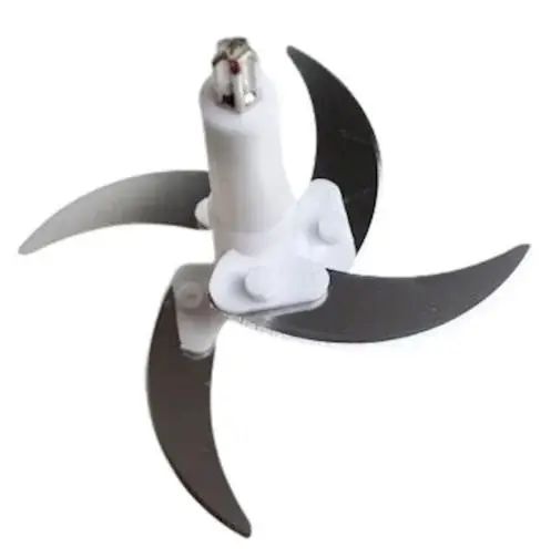 Комбайн кухонний блендер RAF Подрібнювач 1000Вт Срібний | Зображення 3