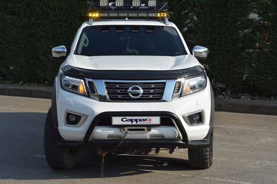 Дефлектор капота (EuroCap) для Nissan Navara/NP300 2016-2024 | Зображення 1