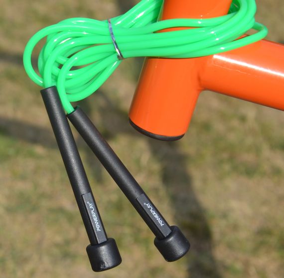 Скакалка PowerPlay 4201 Basic Jump Rope Зелена (2,8m.) | Зображення 8