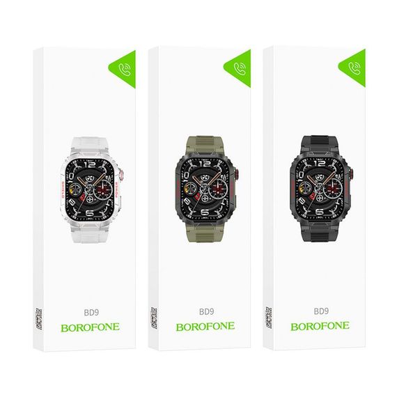 Смарт Годинник Borofone BD9 Smart sports watch(call version) Колір Чорний | Зображення 6