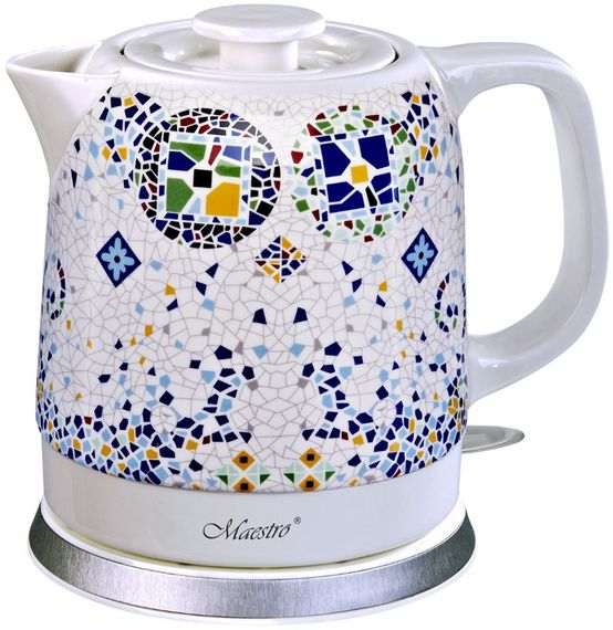 Електрочайник керамічний Maestro MR-068-MOSAIC, 1.5 л, 1200 Вт