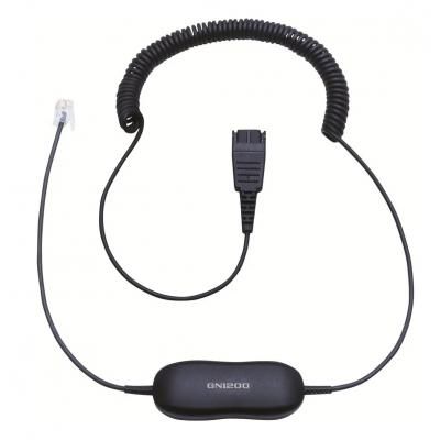 Переходник Jabra GN1200 CC Smart Cord QD на RJ9 (88011-99) (88011-99)