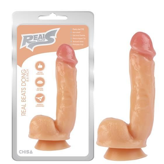 Фалоімітатор - Real Touch S Real Beats Dong 8.6" Sex Aura | Зображення 1