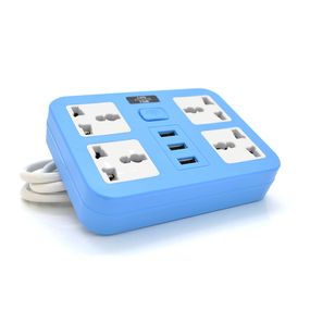 Сетевой фильтр ТВ-Т15.4 розетки + 3 USB, с переключателем, 2м, сечение арт.16929