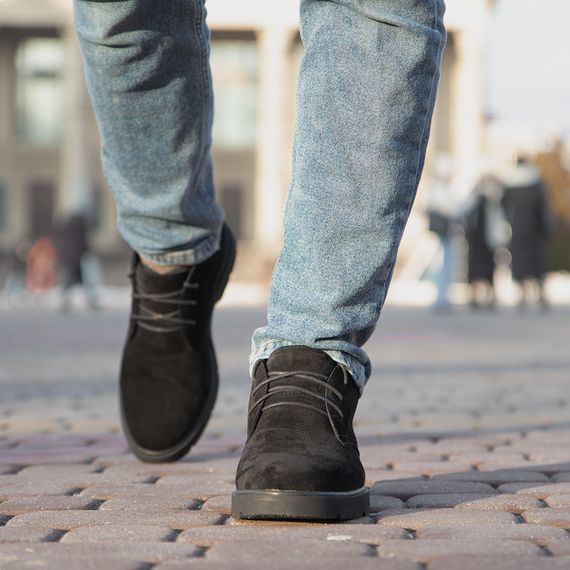 Чоловічі черевики з натурального замшу 41 42 43 розмір | Зображення 3