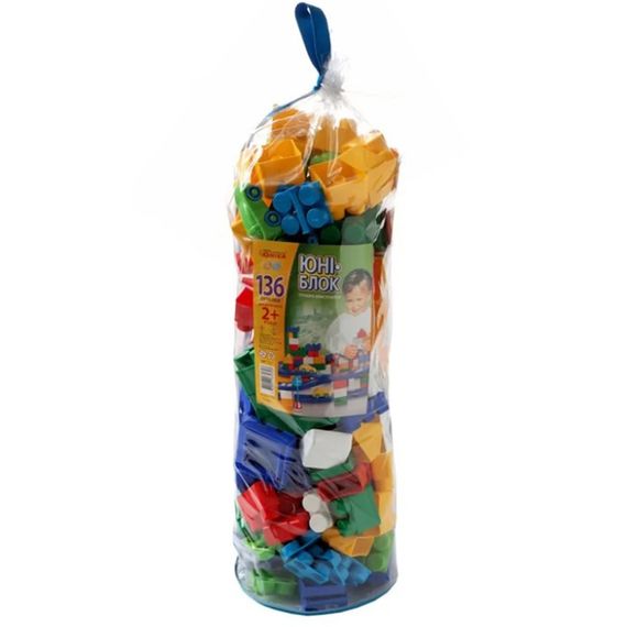 Детский конструктор "Юни-блок” 70149, 136 деталей