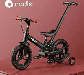 Беговел велосипед трансформер 4 в 1  Maraton Nodle S900 чорний