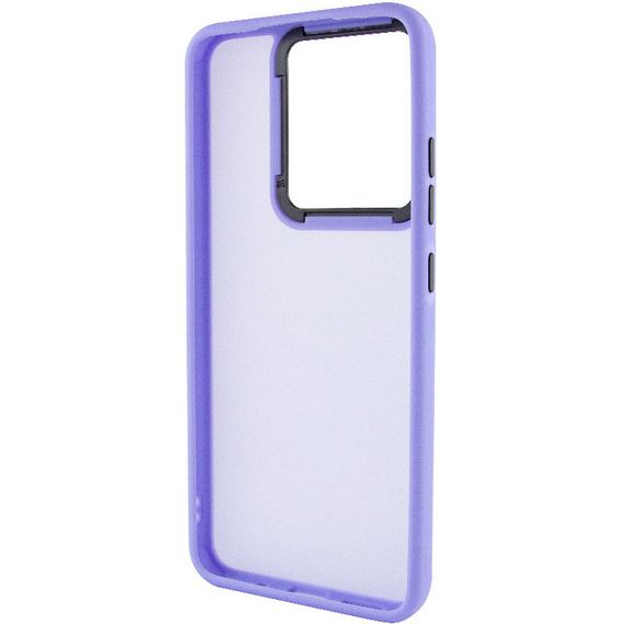 Чохол TPU+PC Lyon Frosted для Motorola Moto E40 Purple | Зображення 2