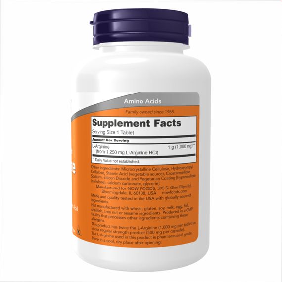 L-Arginine 1000mg - 120 tabs | Зображення 1