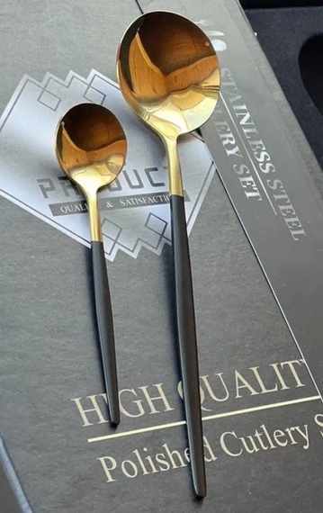 Набір столових приборів Knife and Fork елегантний і практичний комплект із 24 предметів | Зображення 2