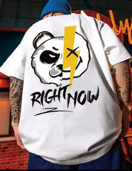 Футболка мужская с принтом повседневная S Белая