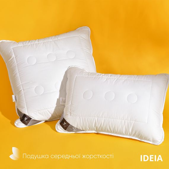 Подушка Air Dream Exclusive IDEIA 70х70 см два чохли з блискавкою біла (8-11588*001) | Зображення 5