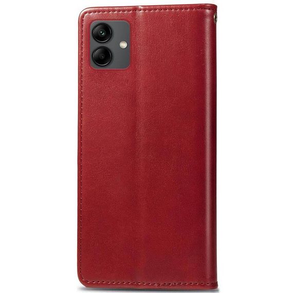 Кожаный чехол-книжка GETMAN Gallant (PU) для Samsung Galaxy A07 Красный | Зображення 1