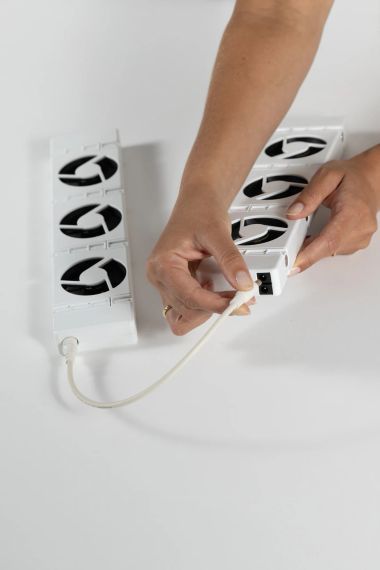 Комплект вентиляторов для радиатора SpeedComfort Duo, белый — больше тепла при меньших затратах | Зображення 2