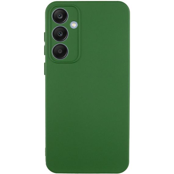 Чехол Silicone Cover Lakshmi Full Camera (AA) для Samsung Galaxy S23 FE Зеленый / Dark green