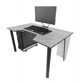 Стол геймерский ZEUS GAMER-2 бетончерный